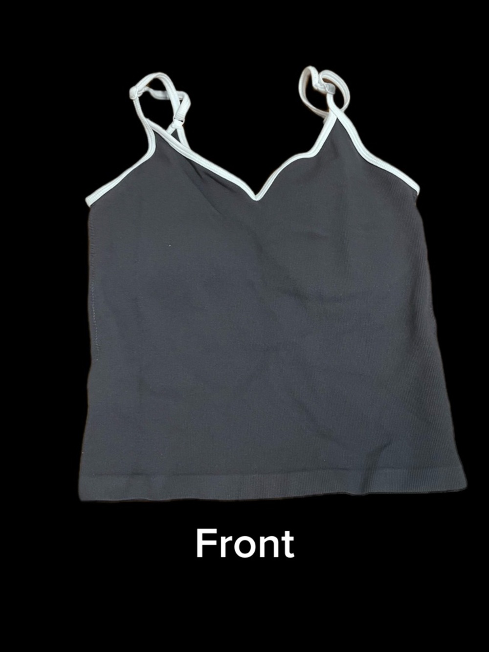 Urban Planet Grey Tank with White Trim